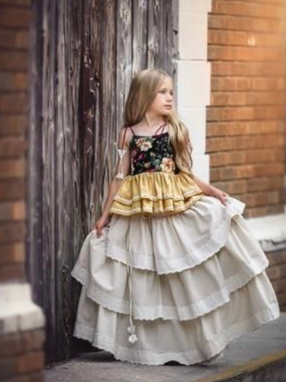NWT Dollcake Mary Jane maxi skirt in Oak- size 3